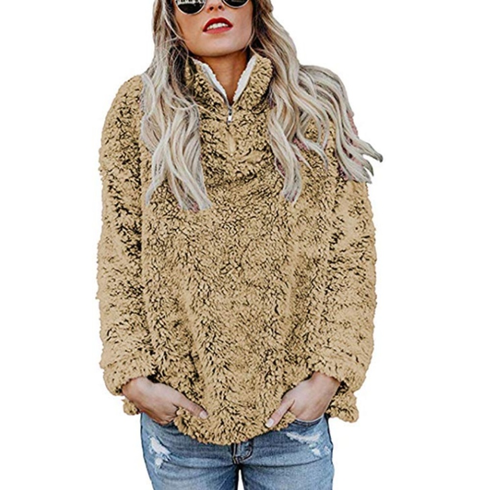 NEW! Women's Faux Fleece Pullover